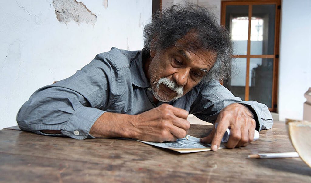 juancarlos_nava's tweet photo. Fallece el gran Francisco Toledo. Estupendo pintor y escultor. De humor ácido y siempre preocupado por el medio ambiente. QDEP. #FranciscoToledo https://t.co/yjC8IbFZv2