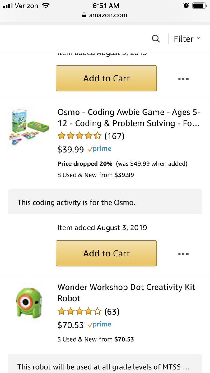 jenghizz's tweet photo. @towngirl772 https://t.co/wpfIlwHfjv Thanks for the retweet stay safe. I #teach #gifted & enrichment at a K-4 #Title1 school. I’m hoping to provide #STEM #coding #robitic opportunities to my students. #osmo #wonderworkshop #clearthelist #helpateacher #teachertwitter https://t.co/IVbF8UjdeN