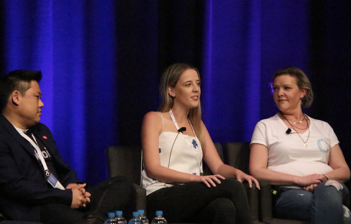 LaunchVic's tweet photo. “It’s so important to share your ideas with others in your community to avoid going round in circles.” 

Exciting to have @Elise_Stelect on stage today, an emerging success story from our friends at @medtechactuator #YeahNah19 https://t.co/zFTs5pzPt6