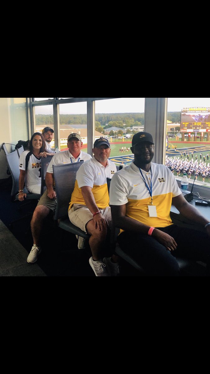 TylerAdams0's tweet photo. #PressBoxCrew. The grind don’t stop #InTheBlue #MGCCC🏈🏈 https://t.co/9t387JrxLv