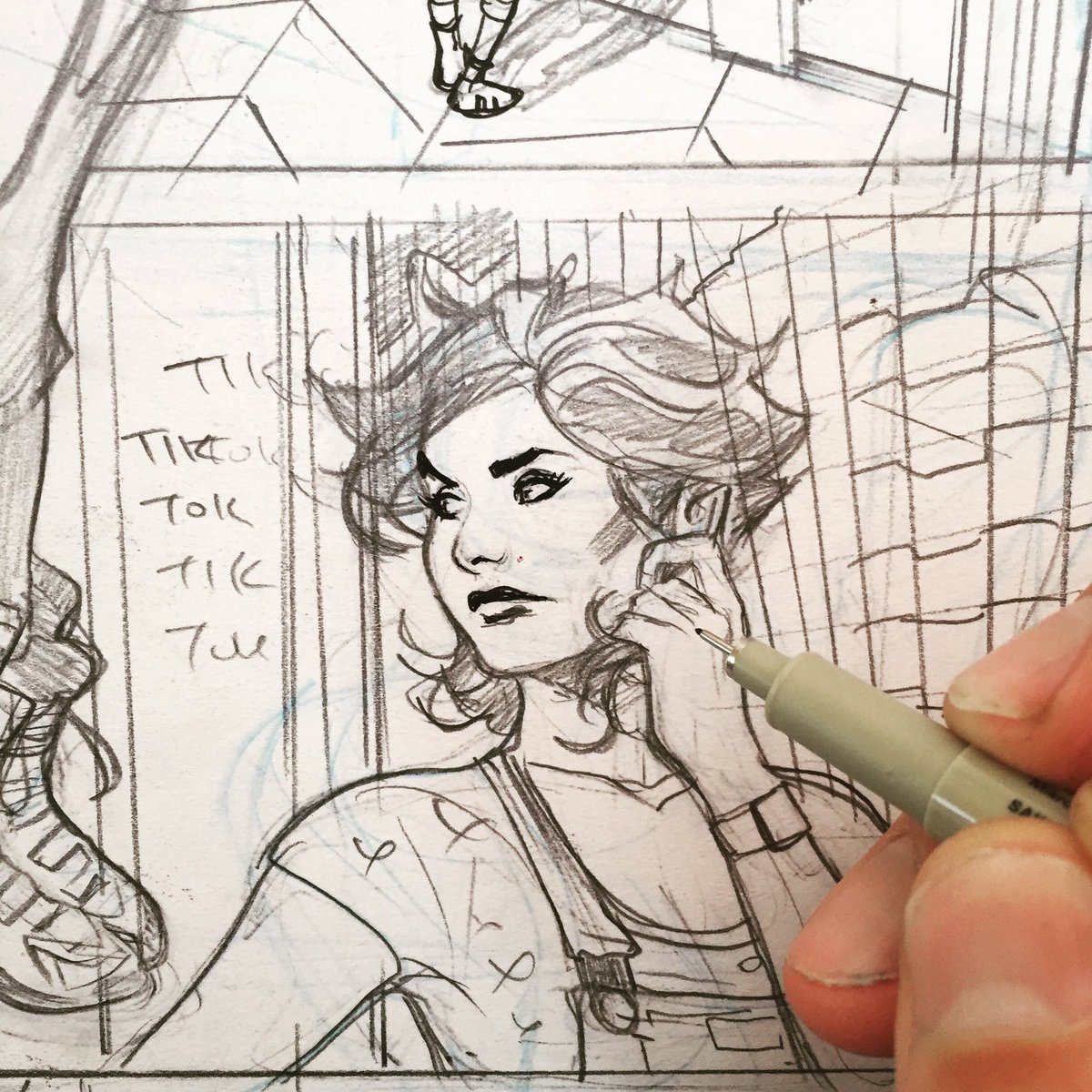 TerryDodsonArt's tweet photo. #AdventureThursday
Adventureman! Page in Progress
Adventureman! is the creator owned book by Matt Fraction, Rachel Dodson and me.
Coming to a store NEAR you!
@strathmoreart #terrydodson #racheldodson #imagecomics @imagecomics
#adm! #adventureman! #fractiondodson https://t.co/EBqsKJJBPe