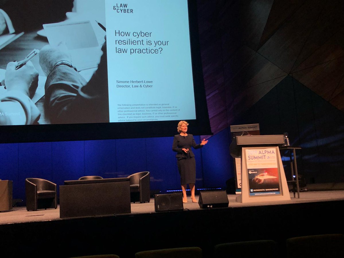 InfoTrack_AUS's tweet photo. Our very own CEO John took the stage along with Simone Herbert-Lowe (Law & Cyber) at the #ALPMAsummit2019 this morning.
Want to find out how you can protect you and your client usingSecurexchange? Come by and visit us at the stand.
#Cybercrime #LeadingInnovatorInTechnology https://t.co/Tgupp3xdgF
