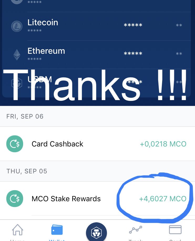ninesnons02's tweet photo. Thanks #cryptocom for giving retroactively 6% cashback for my 500 #mco staked. It definitely add up some value to get high tier #MCOVisaCard ! Donβt wait price goes up and #getmco now as I #gotmco !!! It will moon soon :) ππππ https://t.co/usRVRvii9j