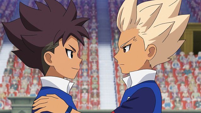 イナズマイレブン公式 Auf Twitter 本日のテレビアニメ イナズマイレブン オリオンの刻印 は ゆうがた5時55分よりテレビ東京系6局ネットにて第46話 吠えろ ラストリゾート を放送 苦戦を強いられるなか 明日人 灰崎 野坂による ラストリゾート を完成させる