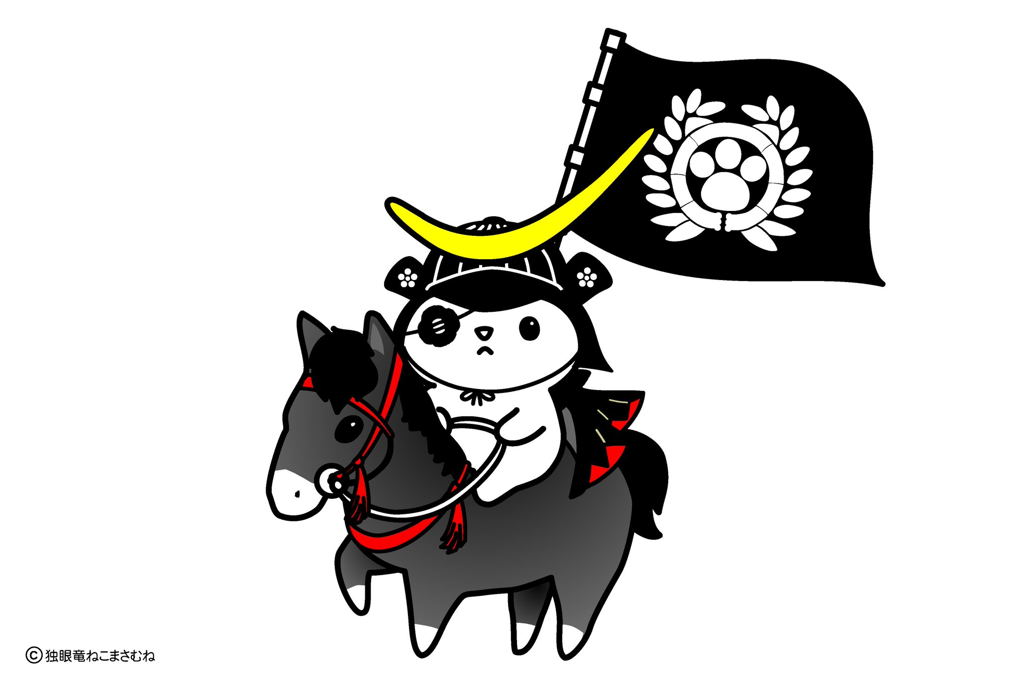 まさむねこ様用 独眼竜ねこまさむね