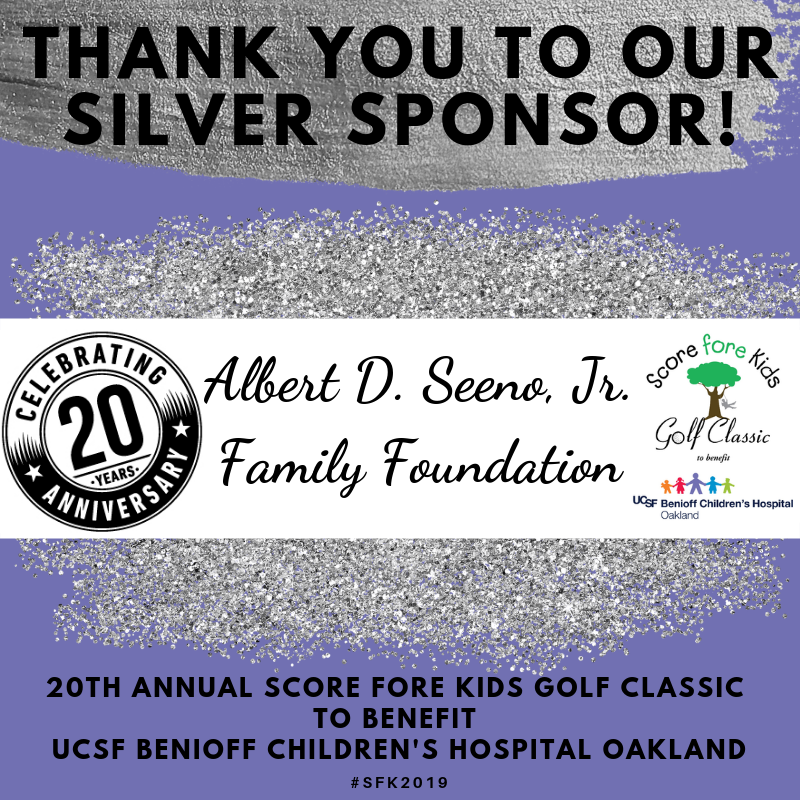 ScoreForeKids's tweet photo. #SponsorShoutout

Albert D. Seeno, Jr. Family Foundation is returning as a Silver Sponsor for #SFK2019!

Thank you for your continued support of UCSF Benioff Children's Hospital Oakland! https://t.co/zqdYAlSi3C