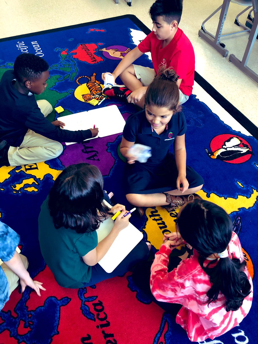 ToorificTeacher's tweet photo. Working in whole and small groups to practice math! We #reflect on our strengths and challenges. How do we overcome the latter, and build #confidence + #factpower?! We start with belief and practice! https://t.co/QFr3aDwspw