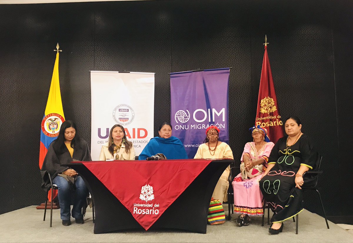 #mujeresindigenas #hoy conmemoración día internacional de la mujer indigena en Urosario con Oim y Usaid URINTERCULTURAL-EIDI