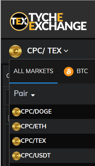 <a href="/TycheExchange/">TEX / TYCHE Support</a> is happy to announce the listing of @CashpayzCoin!  It is paired with #TEX, #USDT, #ETH, #dogecoin! Happy Trading! #Crypto #Exchange #Cryptolife #trading #Cryptocurrency