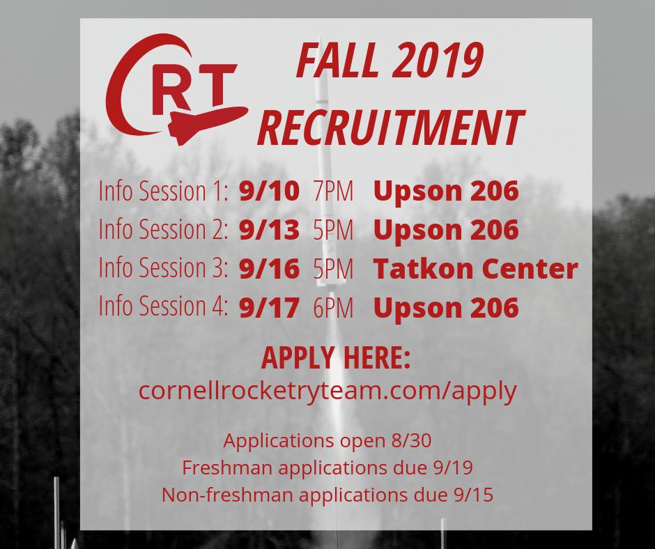 Don't forget to attend one of our information sessions to learn more about what we do as a team and how you could join us!