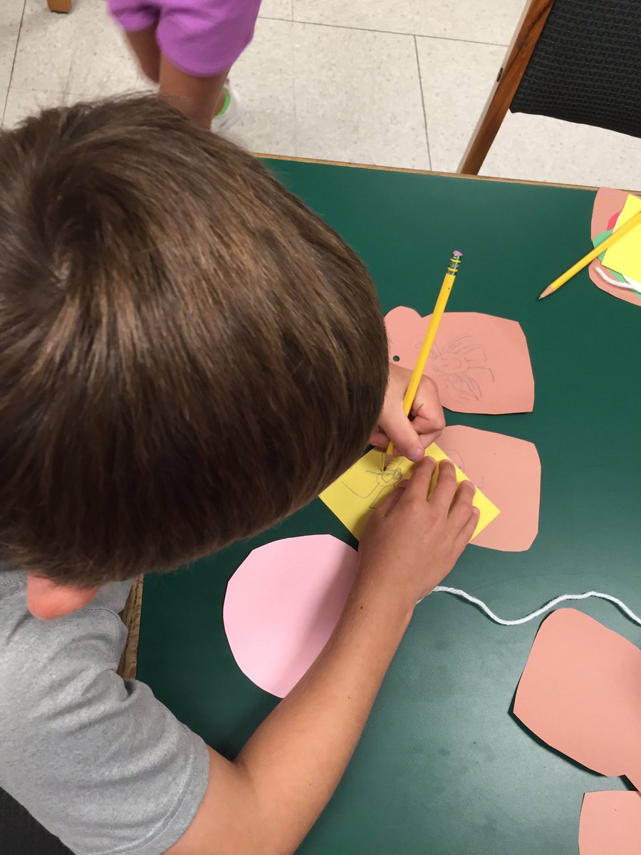 TimoniumES_lib's tweet photo. One first grade class gets a #BonusLibrary class each Thursday. Today we read the #BlackEyedSusan nominated book “We Don’t Eat Our Classmates” by @RyanT_Higgins and then made Friendship Sandwiches to show the right way to treat your friends. https://t.co/9SuKJf59sg