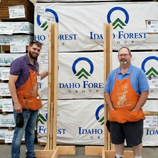 Great job Matt and Karl for helping build display boards for Spokane County fair!