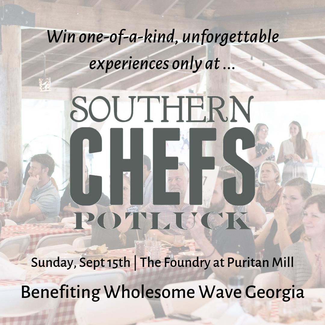 Paddles up! From a @rodneyscottsbbq class to a @whiteoakpasture farmstay, our 10th #SouthernChefsPotluck live auction is sizzling with foodie experiences you won't find anywhere else. Get a sneak peek & buy your tickets for a chance to win on Sept 15th: buff.ly/2MU27qd