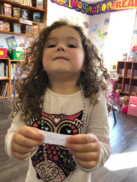 Congratulations to this year's TD SRC Prize Pack winners, The Thiessen kids! I had a lil helper pull the winning entry! #TDSummerReading #librarylove #cutesthelper