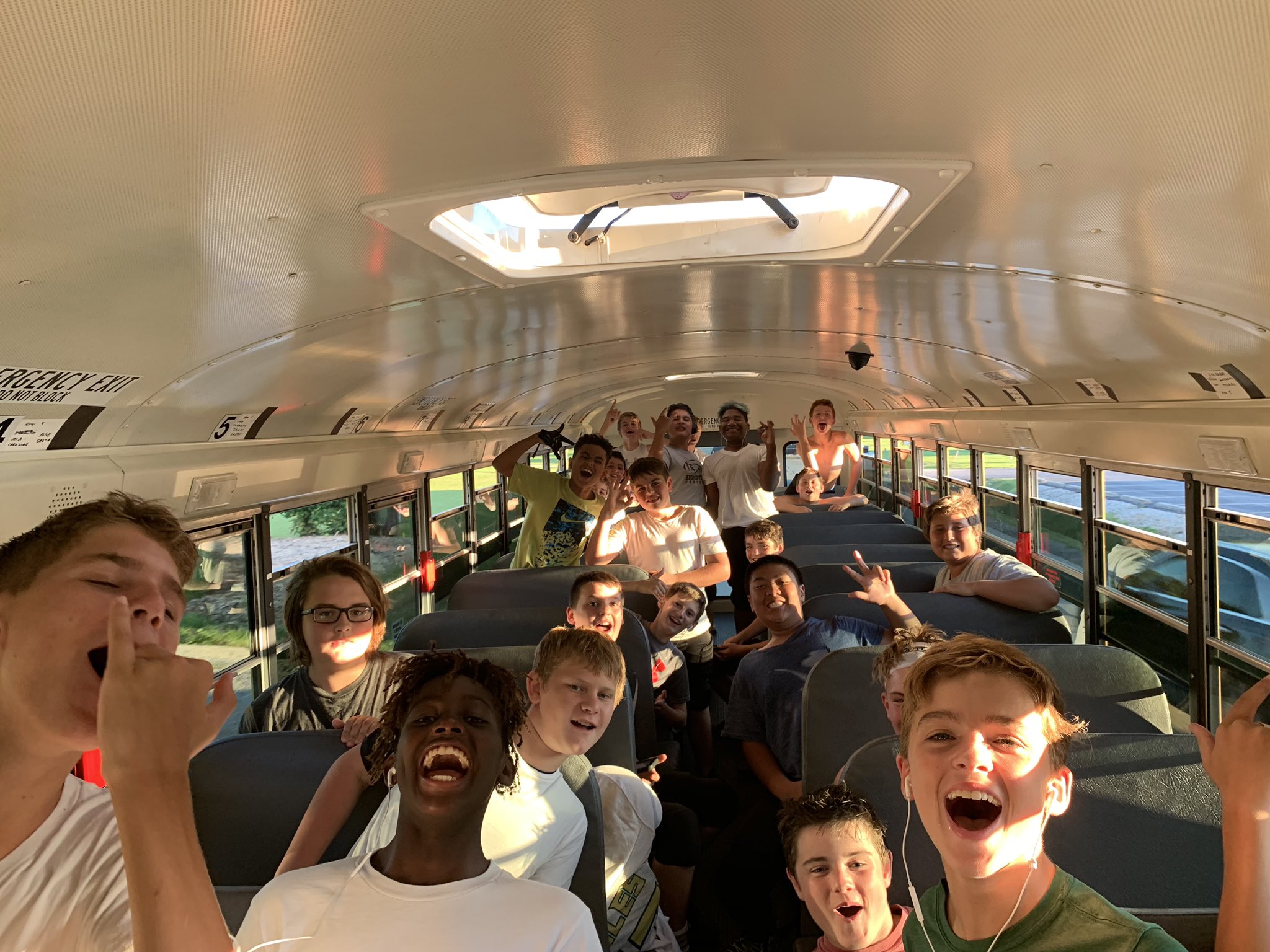 Zionsville West Football on Twitter "Nothing better than a happy bus