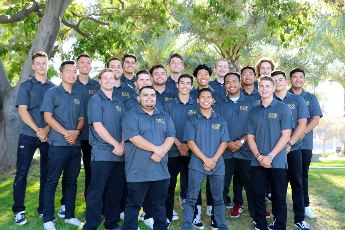 Zeta Rho (Cal State - Fullerton) brothers are ready to welcome the next class of #ExceptionalLeaders during fall 2019 recruitment. ⚔️ #JoinPiKapp