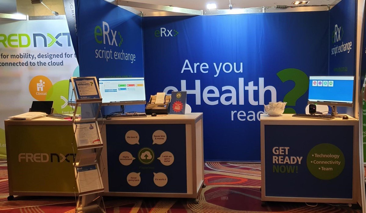 We are ready to see you at #PharmacyConnect19. Pop by and say hi to the Fred and eRx team at stands 5 & 6 across the weekend.