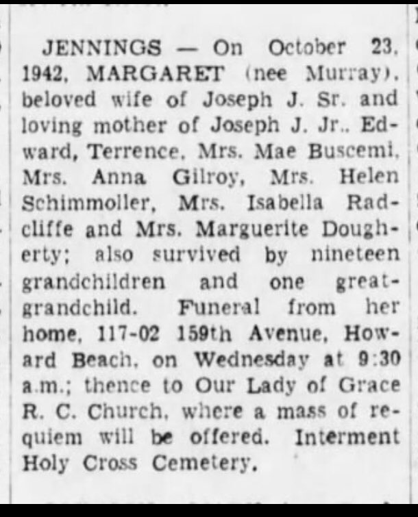 GenealogyNyc's tweet photo. 2nd Great Grandmother .
.
#ancestry #familytrees #genealogy #genealogyresearch #DNA #research #newyorkcity #NYC #vitalrecords #genealogist #roots #findyourpast #letmehelpyou #ellisisland #history #historical #cemeteries #familyhistory #genies #naturalization #records #cemeteries https://t.co/F2iS4beXJo