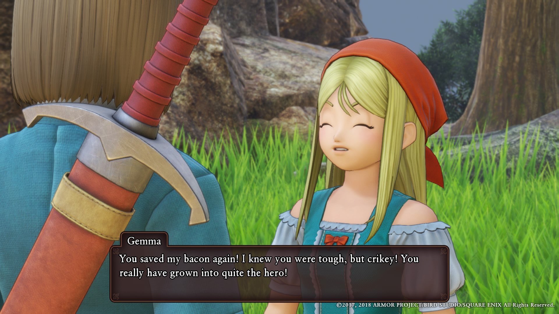 TaleOfTheToaster 🍃 on X: I'm actually having a surprising amount of fun  with the DRAGON QUEST XI S demo, seeing my favourite of the four Heroes in  his own context is great,