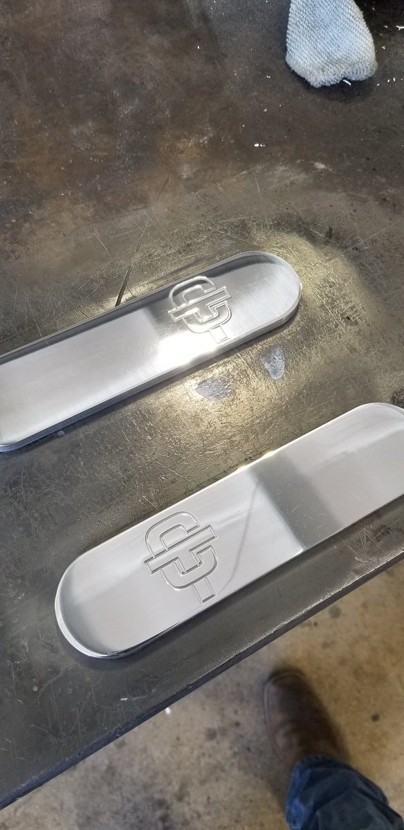 Custom mirror plates for a '79 gmc. Hand etched and mirror shined. 
We do it all folks. #cteverywhere #handcrafted #oneofakind #GMC #squarebody #cantbestooped