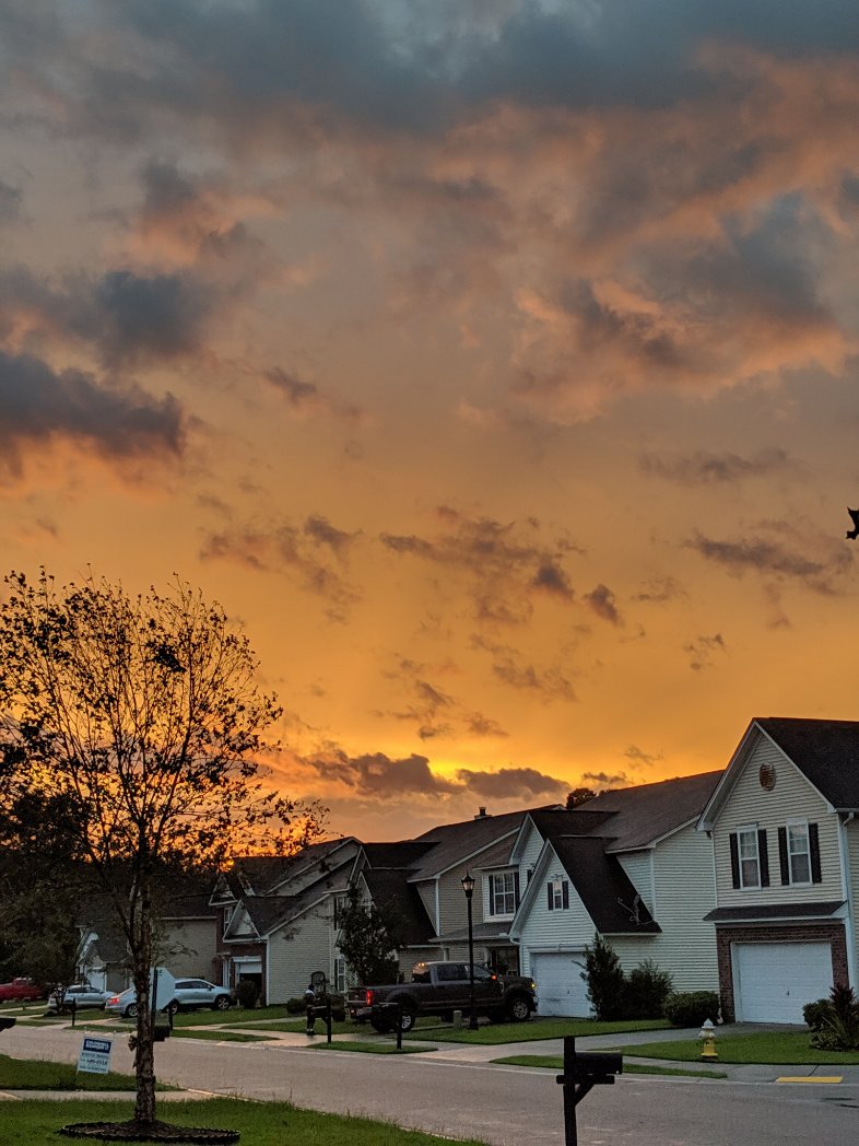 onebasicwitch's tweet image. Gorgeous post-hurricane sunset here in SC.