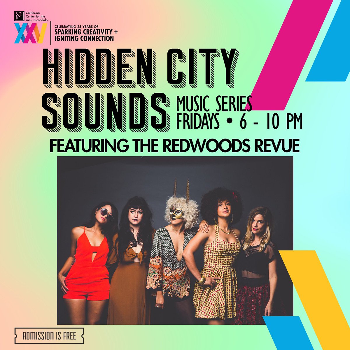 Hitting up North County tomorrow with The Redwoods Revue! Free!