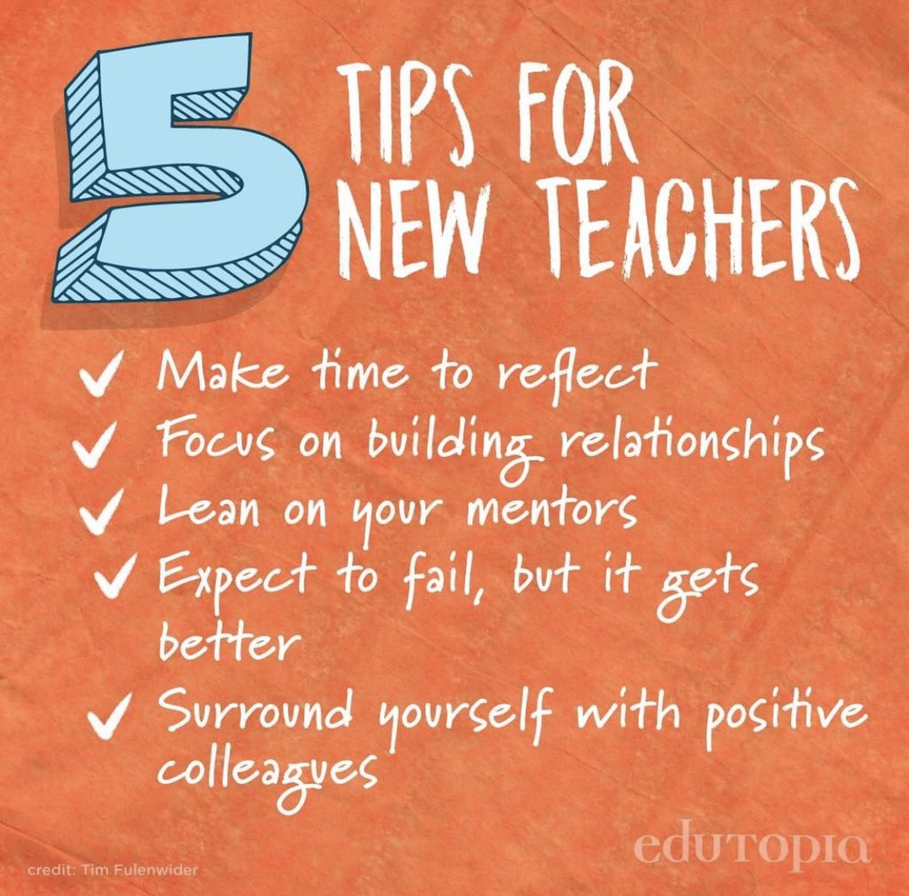 Great tips for new teachers! #newteacheradvice #teacherlife #teachertwitter