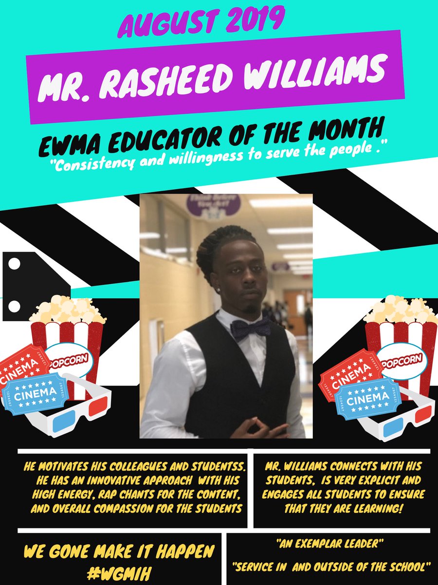 QJacksonSSRocks's tweet image. Congratulations to our August Educator of the month @2cool2smooth @EWMA11 @CCPSProfLearn Design courtesy of @canva !!! #AnotherOne