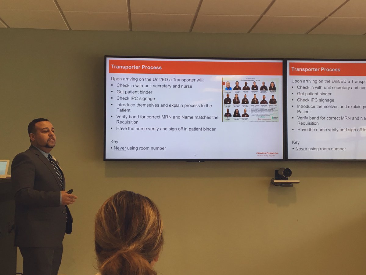 Daniel_NYP's tweet photo. Davel providing great insights on #PatientVerification from the Transport Services department! 🛴 https://t.co/5aizwhcCDE