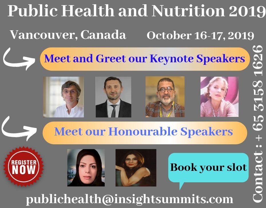 Catheri23368942's tweet photo. Save the date and Venue of Conference : 16-10-2019 -17-10-2019 at #Vancouver, #Canada
Limited Speaker slots available
#Submit your abstract now for #oral or #poster_presentations.
#Don't miss the oppurtunity to attend the esteemed event
Mail Id: publichealth@insightsummits.com https://t.co/gp1TlWnGkm