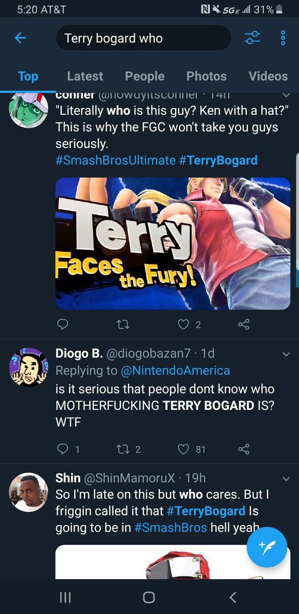 Just Who The Heck Is Terry Bogard Smash Bros Ultimate S New Dlc