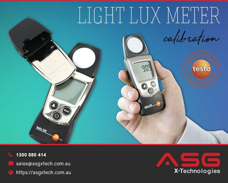 ASGXTech's tweet image. ASG X-Technologies offers light lux meter calibration services for a wide range of models, applications and industries.

Read more:  asgxtech.com.au/services/calib…

#Safeandprecise
#Calibrationservices
#ASGXtechnologies