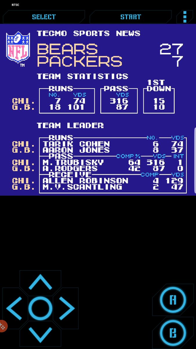 TecmoGodfather's tweet image. At the bar but why not just download #Tecmo2020 and sim the game quick? Bears win big according to the Tecmo.
 tecmobowl.org/files/file/629…
