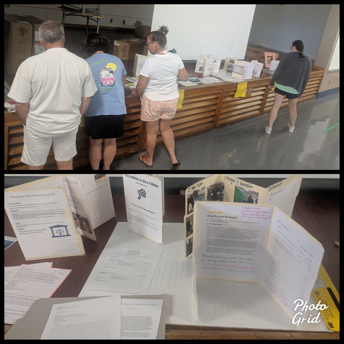 MossAdamsaacps's tweet photo. Last week our #PBLCoach @katesnyder66 put together a #PBL timeline of artifacts beginning in SY 15-16, when we began our PBL journey. A good walk down memory lane for staff members. Excited for this year &amp; what's to come! #tbt #SeeMyPBL #AdmiralPride #AACPSBack2Awesome @PBLWorks https://t.co/HBrKeAua2U