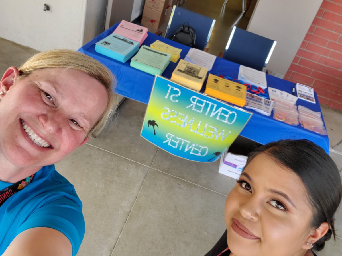 School Health Staff at Back to School Night! @DrCaliGrit <a href="/MarkALuque/">Mark Luque</a> #TeamBCSD #WeBelieve