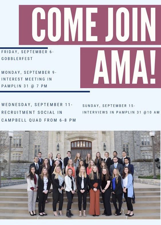 Recruitment is just around the corner and you don’t want to miss out. Stop by our booth at Gobblerfest tomorrow to learn all about our amazing organization and the events happening next week!