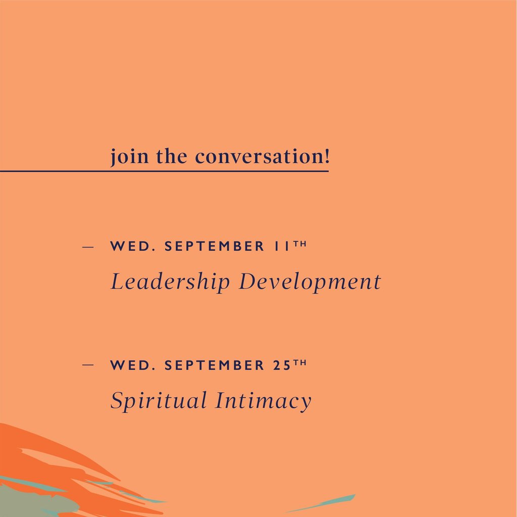 Introducing: Real Talks. We're bringing you a chance the further the conversation and create deeper connections outside of hangouts. Come join our Real Talks on Leadership Development + Spiritual Intimacy!