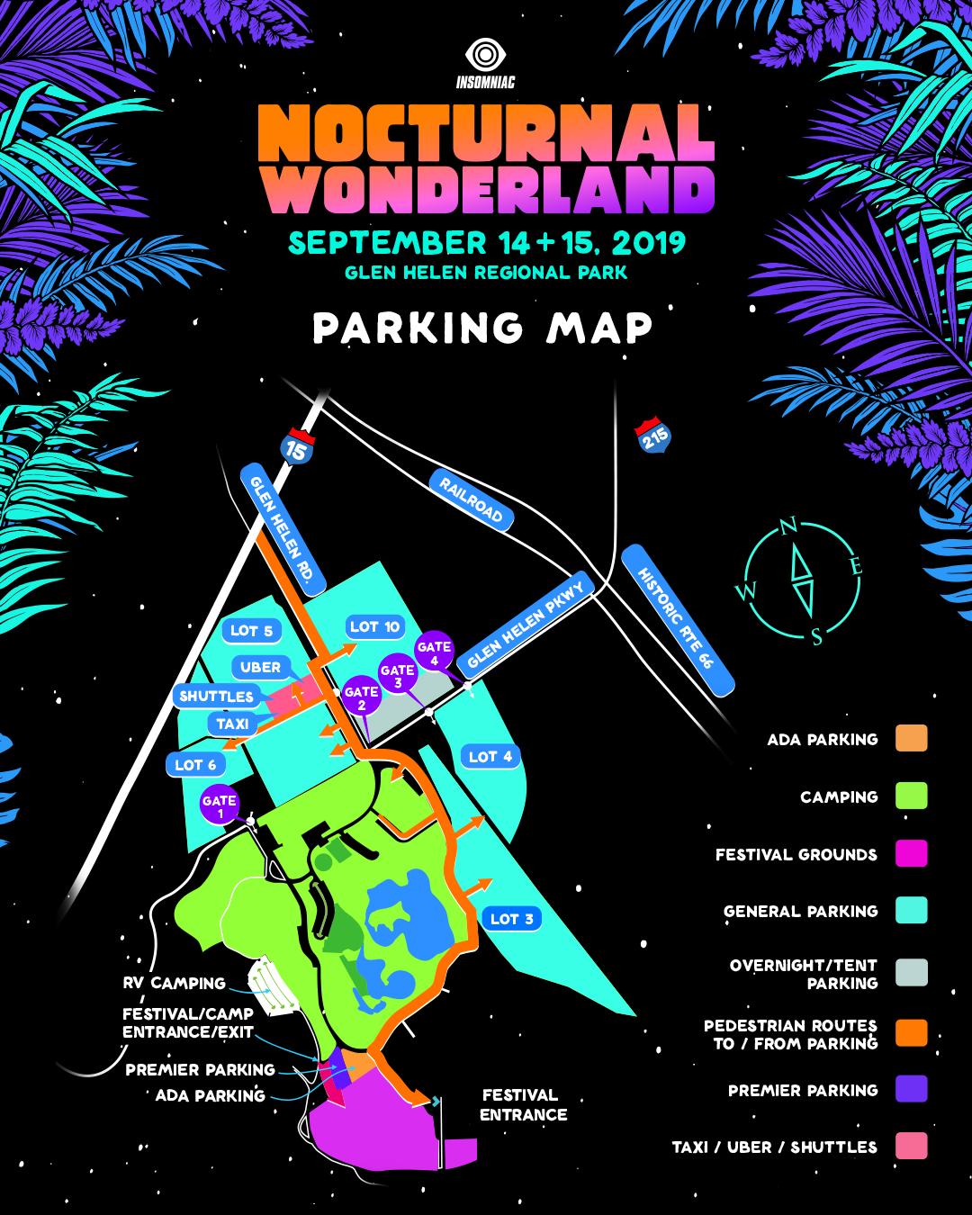 Nocturnal Wonderland map 2019