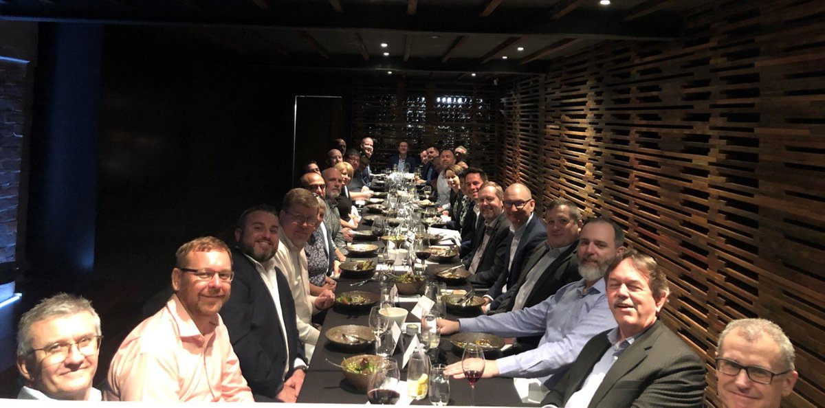 Was honoured to be able to meet up with 28 of the top CIOs/CTOs of #Queensland government and a broad selection of companies across different industries over lunch. I learnt such a lot about what they are doing in terms of #automation and #digitization. <a href="/ciscoANZ/">Cisco ANZ</a>