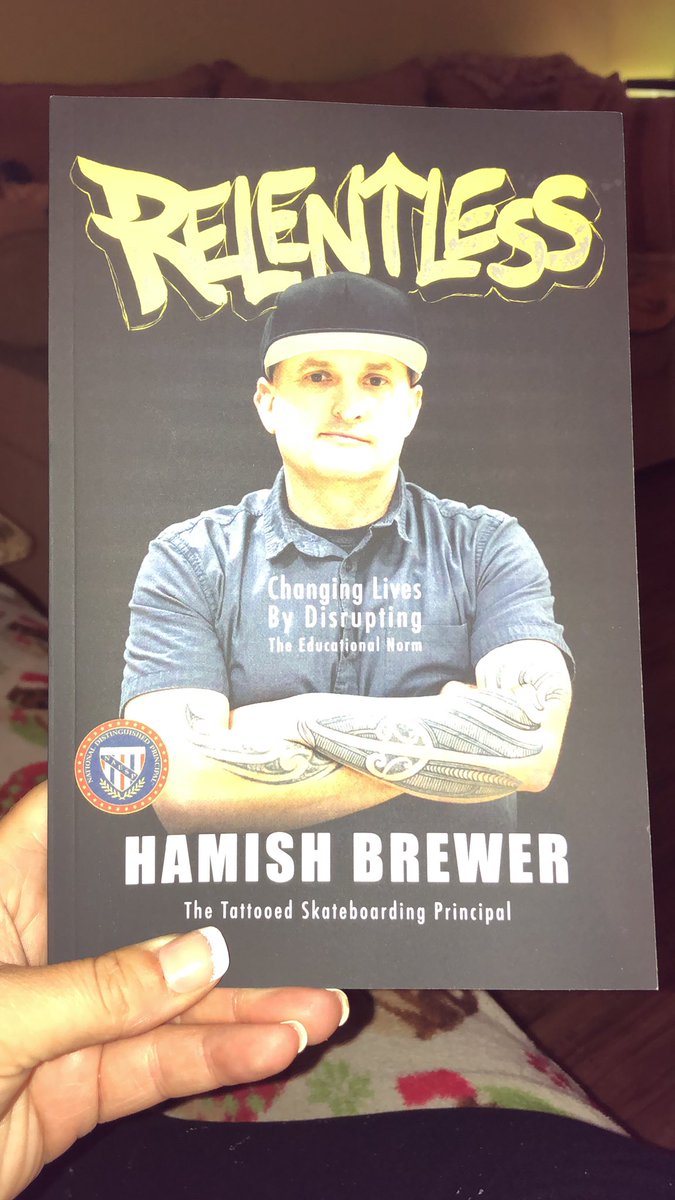 So excited my book came in today!!!! Can’t wait to read it #relentless #hamishbrewer