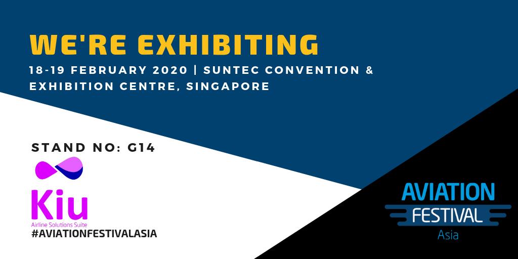 AviationFesAsia's tweet photo. Join @KIUSystem Solutions @ Stand No. G14 at #AviationFestivalAsia on 18 and 19 February 2020 at Suntec Singapore. Find out more: https://t.co/l8ZTlH8sr0 https://t.co/HZ4sZZ6dJX