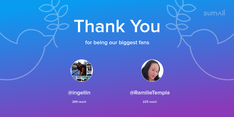 DSuperCouple's tweet photo. Our biggest fans this week: ingellin, RamilieTempla. Thank you! via https://t.co/7Q0gkODFVS https://t.co/26VWfCGeuJ