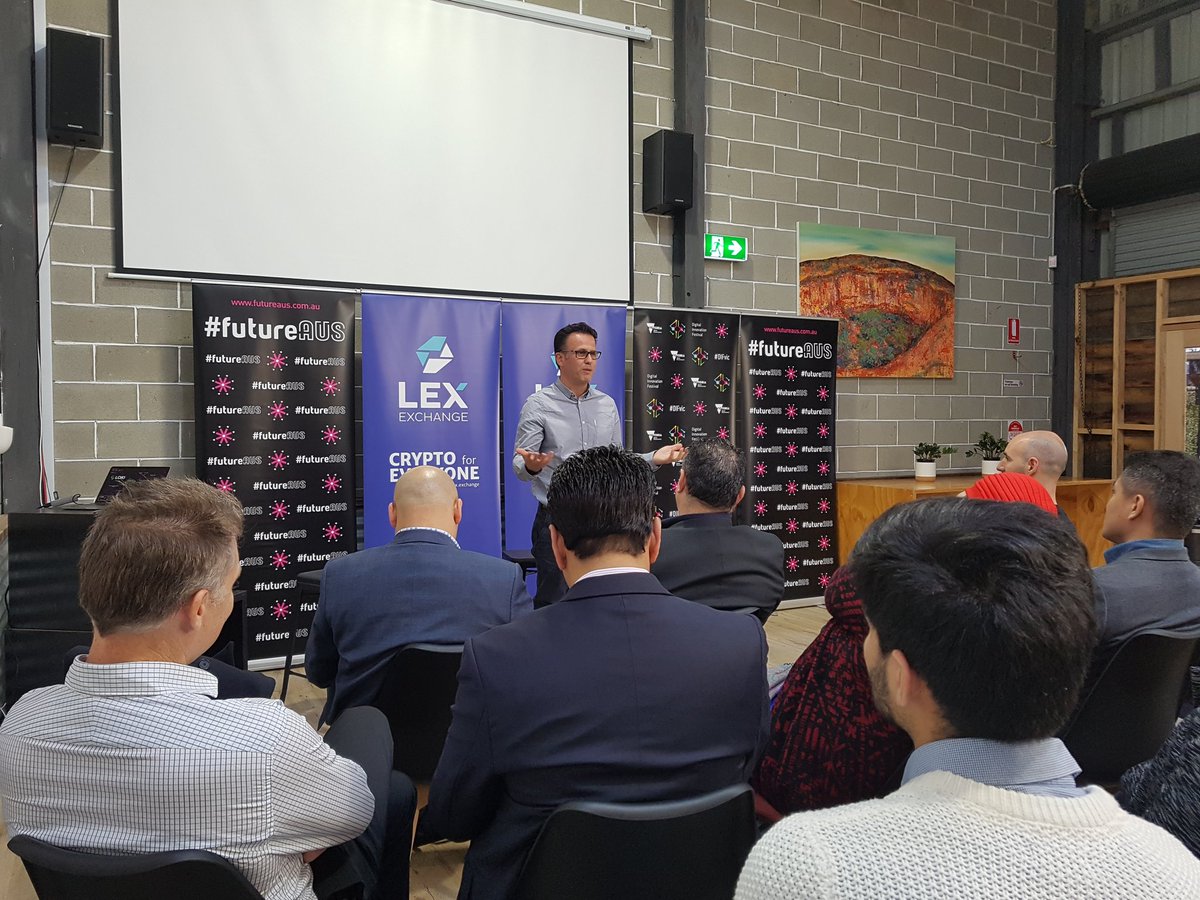 paul_baron's tweet photo. A leader in building, growing and strengthening the Blockchain ecosystem @stevevallas sets up the day at the #futureAUS #Blockchain / AI summit #DIFvic https://t.co/4YTJiQRvts