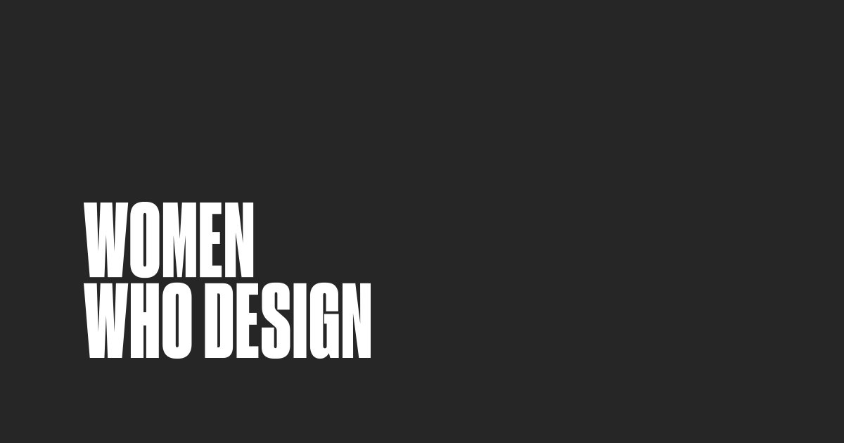 css's tweet photo. > Women Who Design is a Twitter directory of accomplished women in the design industry. It aims to help people find notable and relevant voices to follow on Twitter by parsing Twitter bios for popular keywords.

https://t.co/eR4vzLsBNZ https://t.co/ZrDRr3p4jO