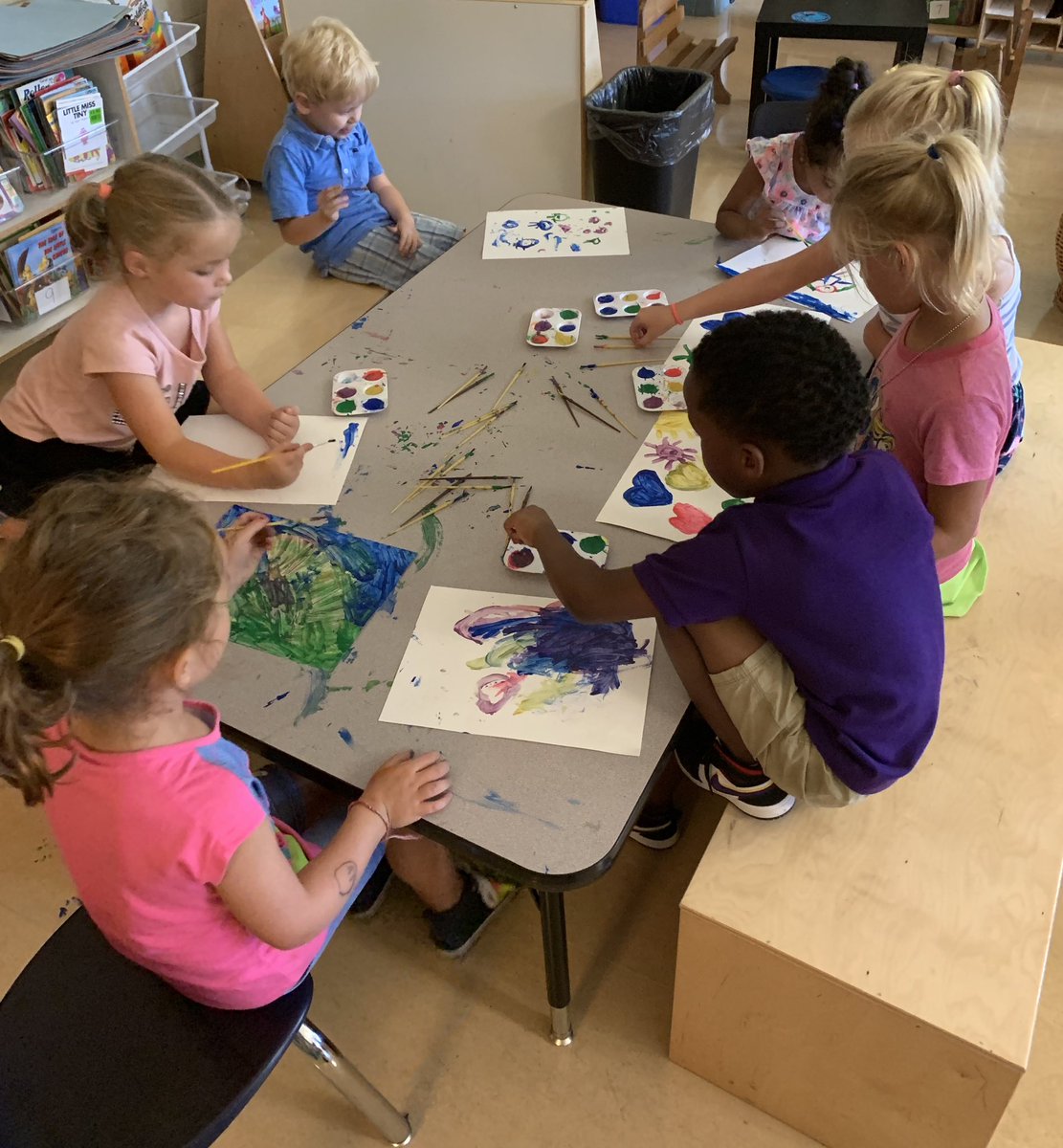 KristinPeoples's tweet image. Play workshop helps children&apos;s natural sense of inquiry and discovery through hands-on exploration with guidance. Today was our first full on day of play workshop, painting was the most popular. #playandlearning #HopewellECS #WEareLakota