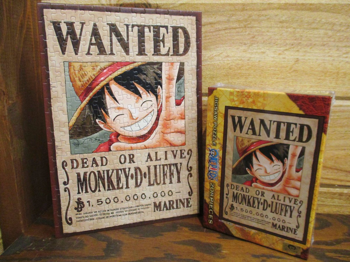 One Piece 麦わらストアあべの店 新商品 パズル One Piece 8ピース 手配書 各1 300円 税 好評発売中 麦わらストア Onepiece T Co Zeqqdpxwpq Twitter