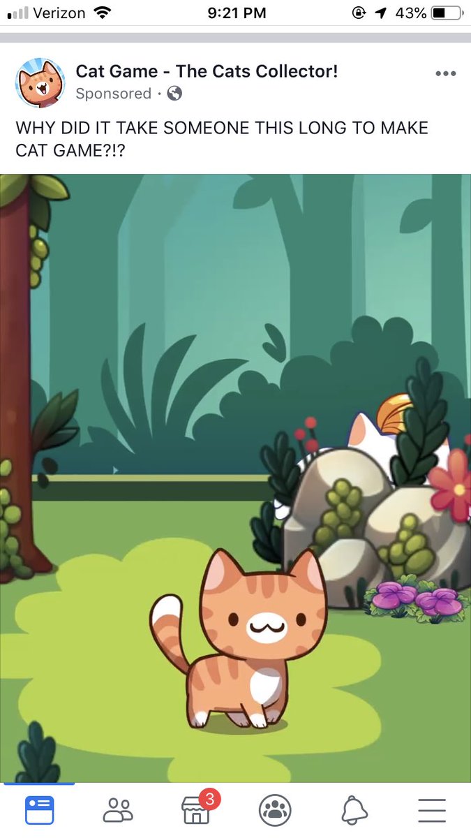 KatLovingLondon's tweet image. So @deletethispod after listening to your podcast today I got a Facebook   Ad for the Cat Collector game. Coincidence, I think not #piples