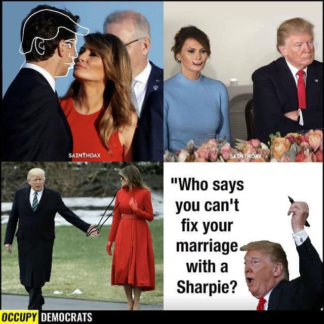 CitizensFedUp's tweet photo. Fix your marriage with a Sharpie...!!
#PresidentSharpie https://t.co/nmUEnysXh3