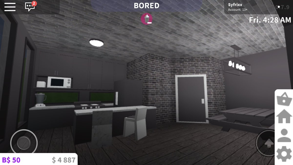 Syfrix's tweet photo. Rn I just finished a cute little house. It’s worth 20k sorry I’m bad at photos cause I’m on mobile and also I built it all on mobile.
@Vouilas @AmbooBuilds @Maddie_designsx @ItzzGolden @JustJayRBX @TheRiver_x https://t.co/VLBIu6MuHN
