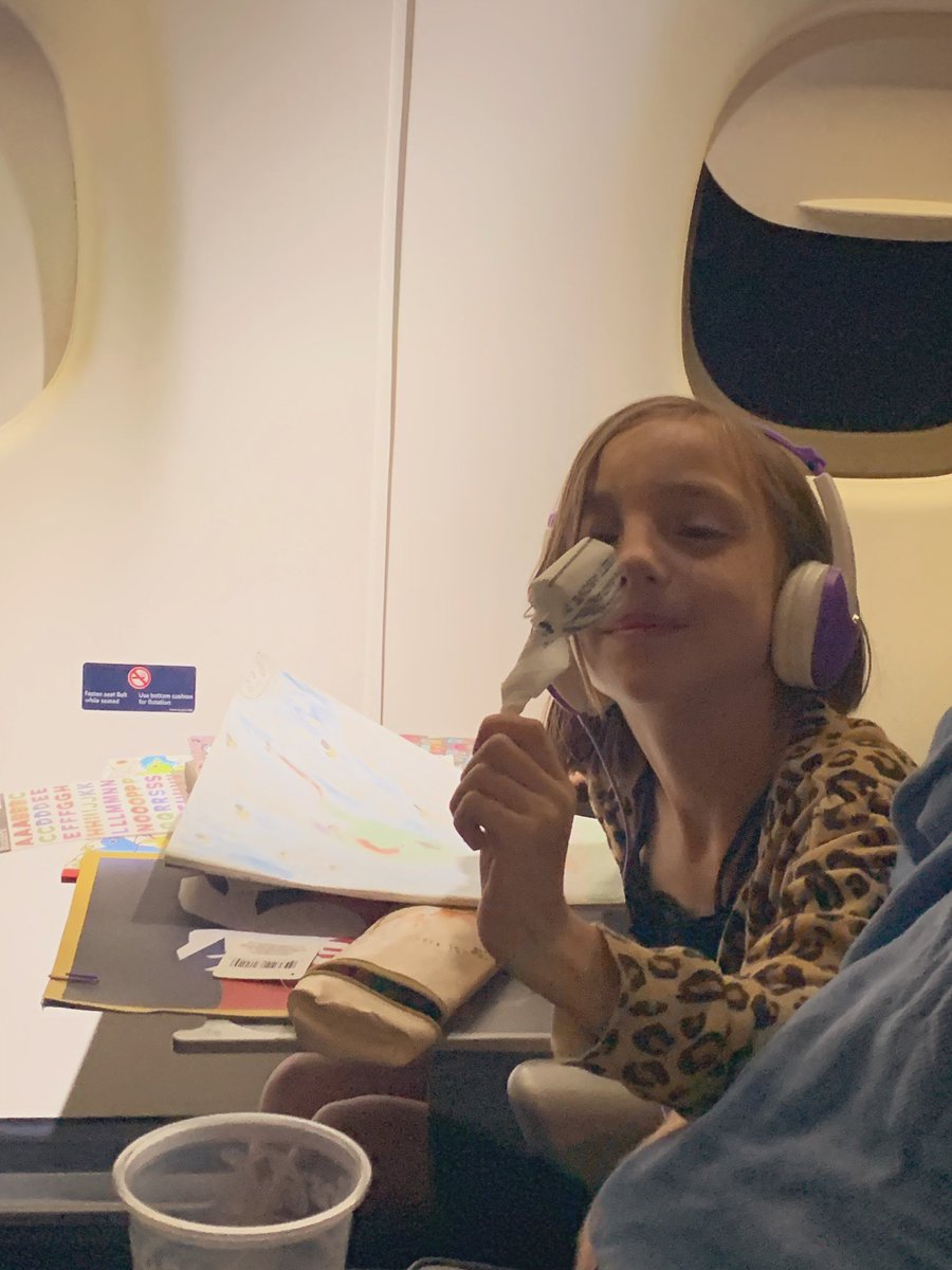 KateEarly's tweet image. Thank you to @Delta and Jose on flight DL3970 for making this 7 year old feel so special...and for helping two parents with a 8 month old stay calm #napkinrose